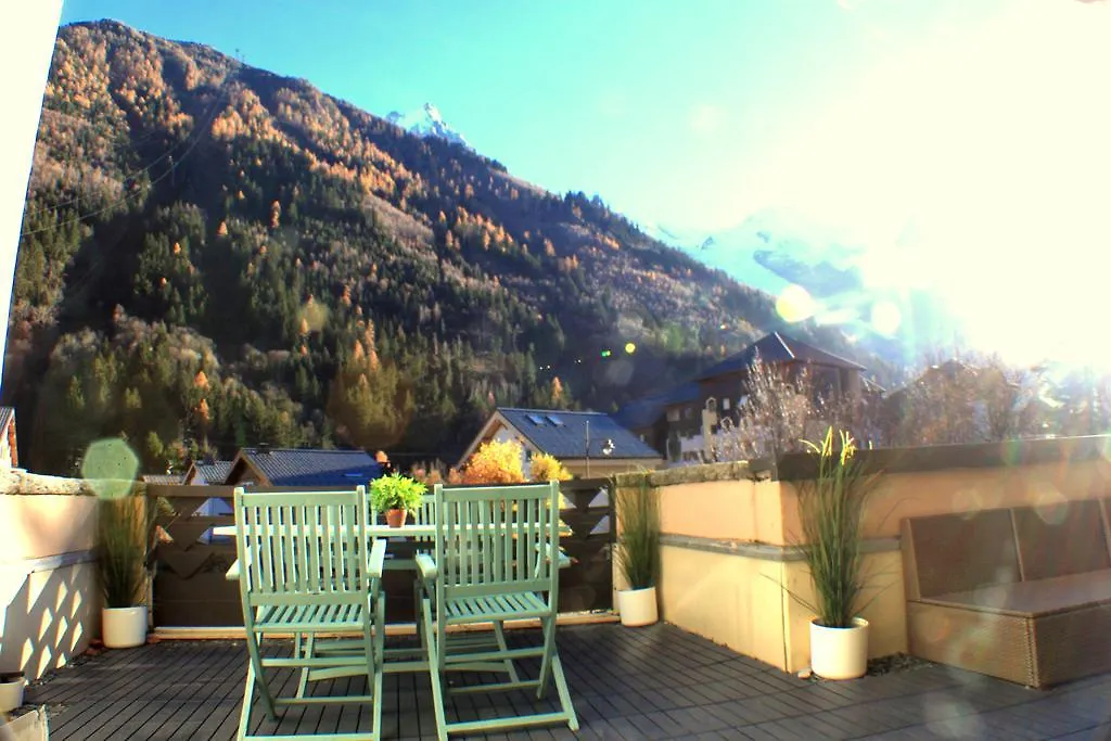 Apartment With Terrace Gentianes 1 Centre Chamonix By Aiguille Du Midi