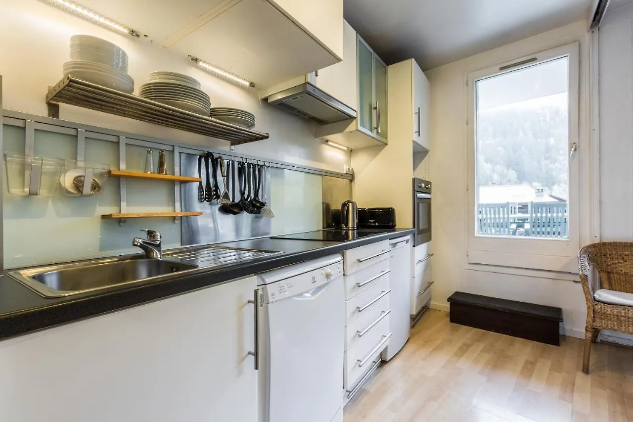 Apartment With Terrace Gentianes 1 Centre Chamonix By Aiguille Du Midi 0*,